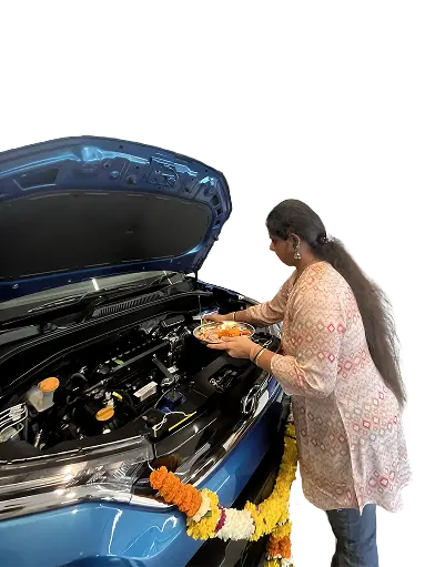Car pooja ceremony